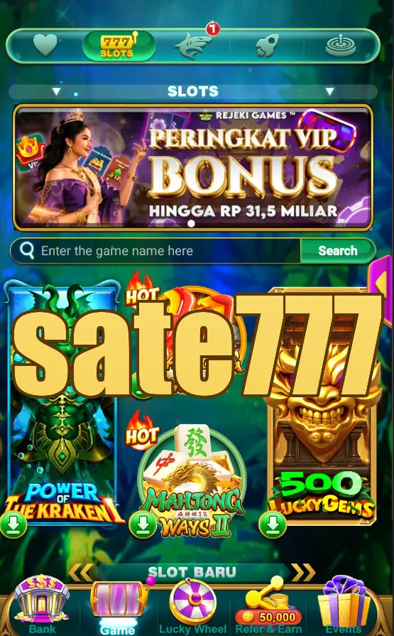 sate777 Masuk