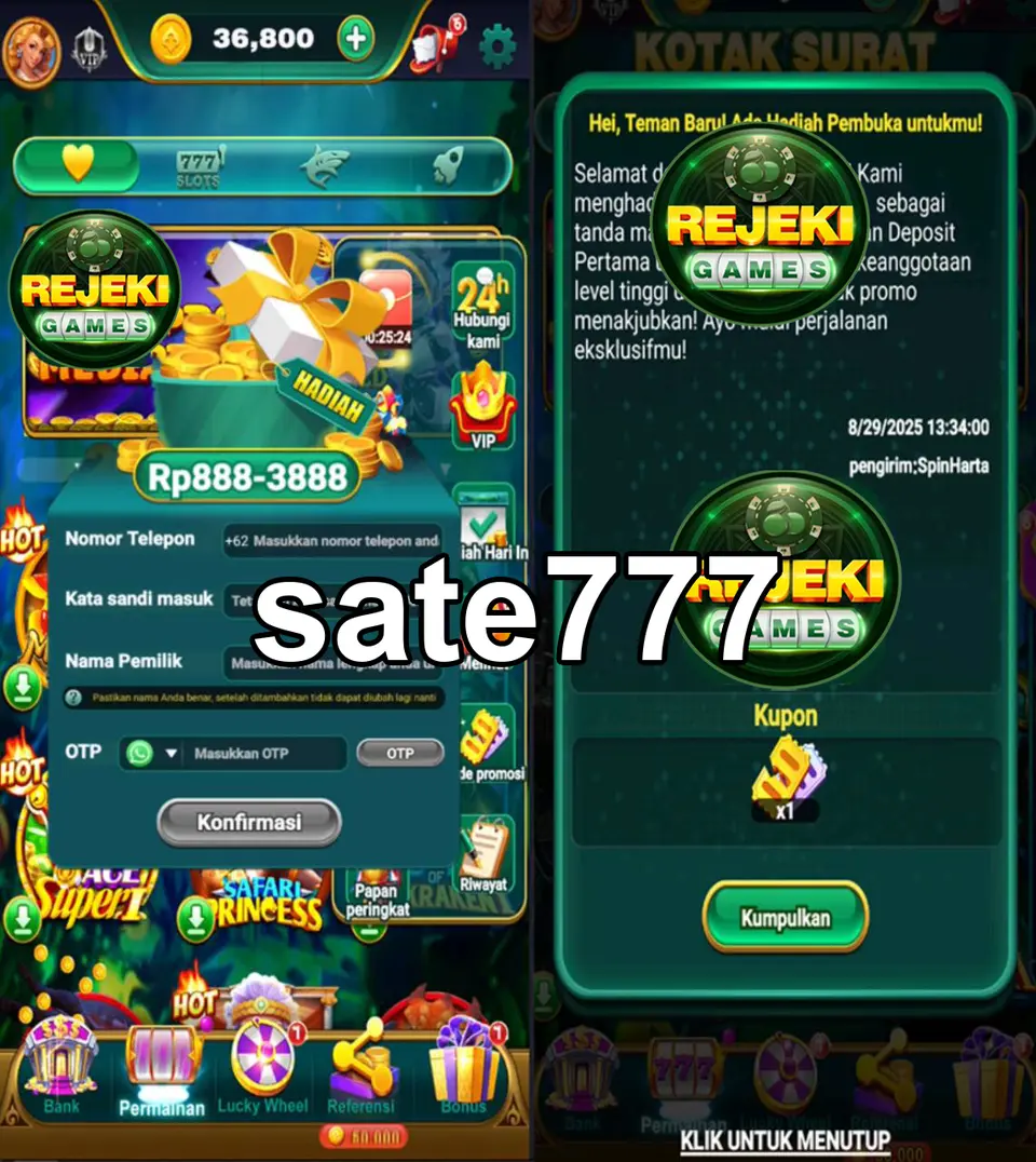 sate777 Tangkapan Layar Resmi APK